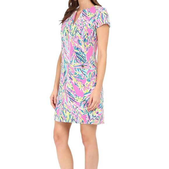 Lilly Pulitzer Multi Palm Reader Layton Dress Size XS - Picture 9 of 15